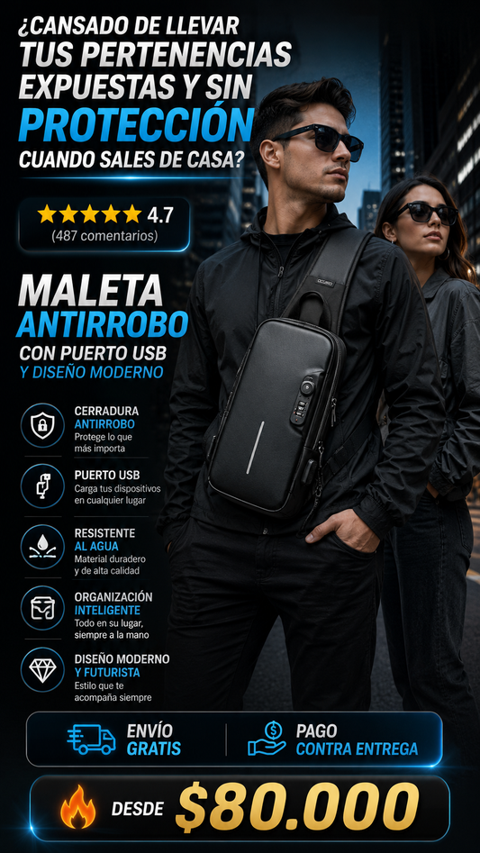 BOLSO CRUZADO ANTIRROBO