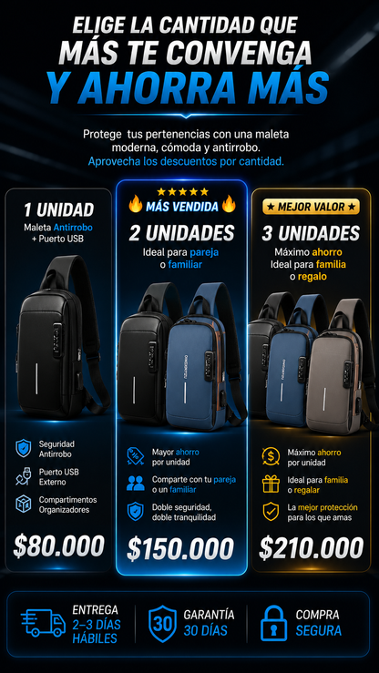 BOLSO CRUZADO ANTIRROBO