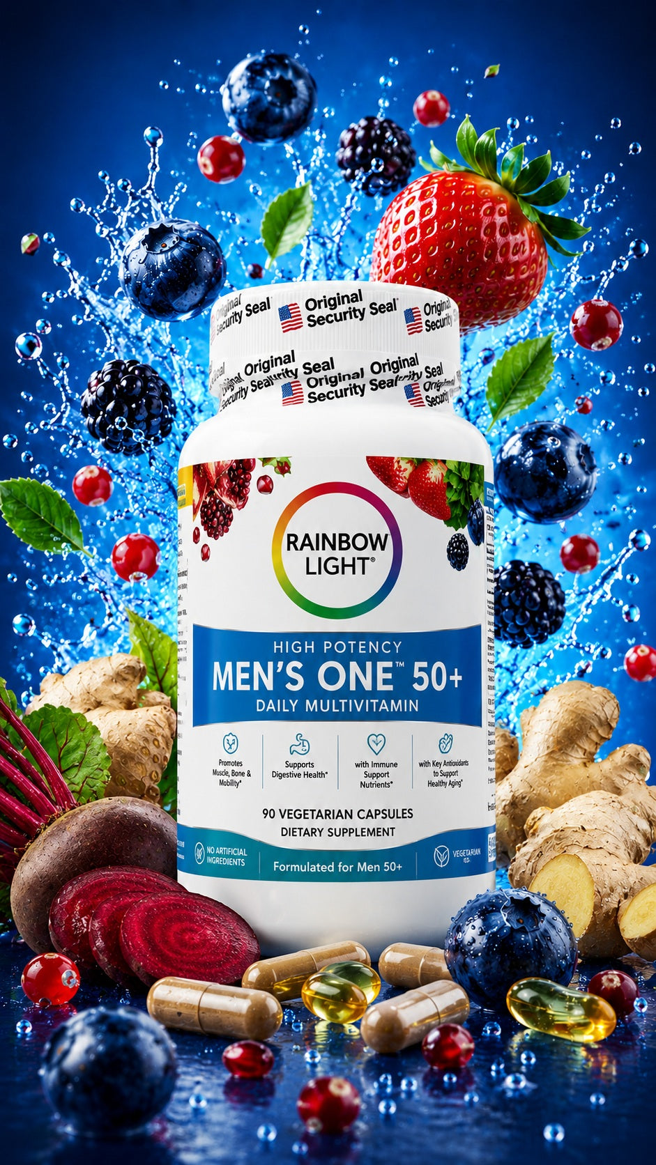 Vitalidad Hombre 50+ | Multivitamínico Masculino (90 cápsulas)